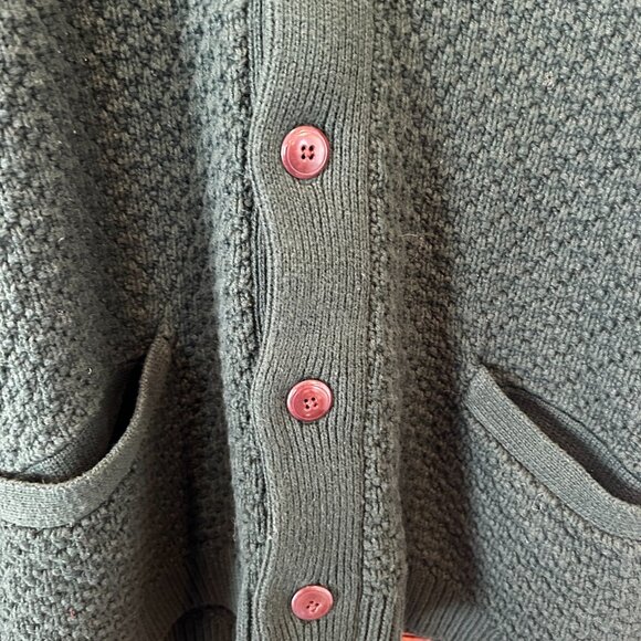 J. Crew Green Shawl Cardigan XXL (EUC) - Picture 5 of 6